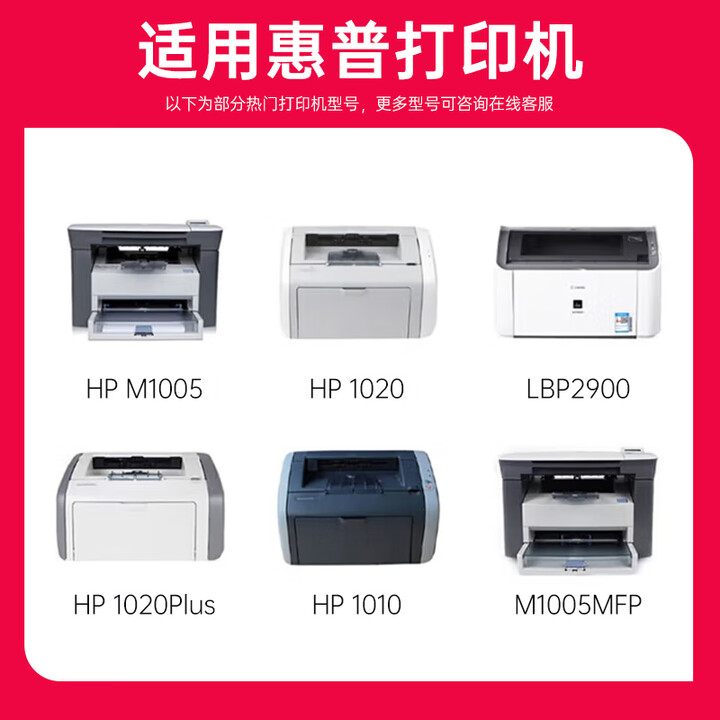 Q2612A适用(yòng)于哪些(xiē)型号的(de)打印機(jī)？